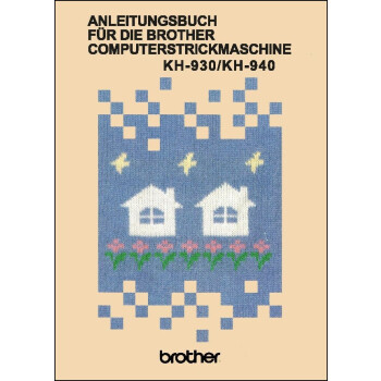 Anleitungsbuch Brother KH-930 und KH-940