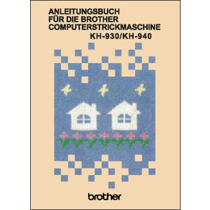 Anleitungsbuch Brother KH-930 und KH-940 Fehldruck