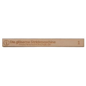 Maschenschablone für Strickmaschine aus Birkensperrholz Schablone 1 - (15 mm)