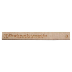 Maschenschablone für Strickmaschine aus Birkensperrholz Schablone 3 - (17 mm)
