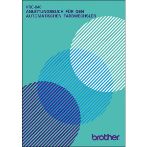 Anleitungsbuch Brother Farbwechsler KRC-840